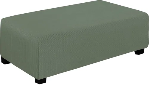 Vista 54 de Easy-Going Funda Elástica para Otomana Taburete de Almacenamiento Plegable Protector de Muebles Funda Rectangular Suave con Parte Inferior Elástica