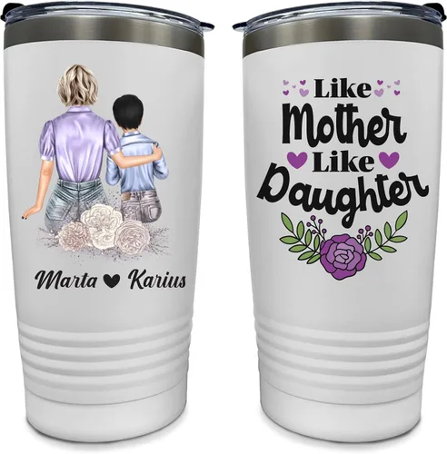 Vista 14 de Vaso de acero inoxidable personalizado con tapa (20 onzas)