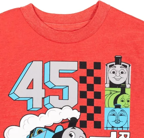 Vista 6 de THOMAS & FRIENDS Tank Engine - Paquete de 2 camisetas para niños pequeños y grandes