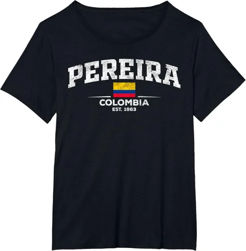 Vista 38 de Camiseta Pereira Colombia, Negro