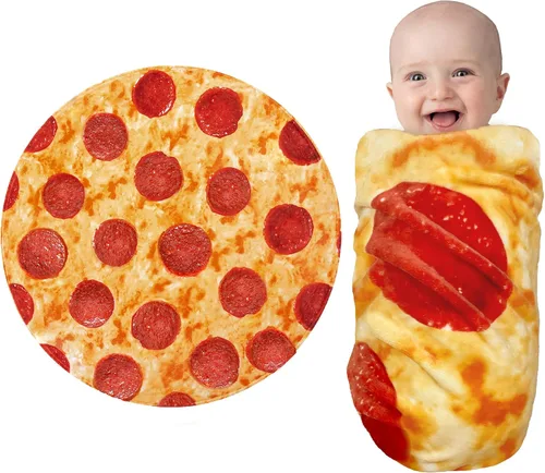 Vista 15 de Jorbest Manta de Tortilla de Burrito para Regalo de Cumpleaños para Mujeres, Hombres, Adolescentes, Niños y Niñas, Manta de Comida de Tortilla