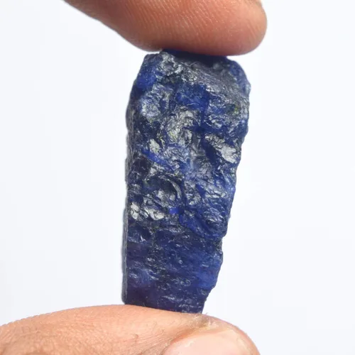 Vista 3 de Zafiro azul auténtico, 41.00 quilates con certificado natural, zafiro curativo en bruto, piedras preciosas de zafiro, Piedra preciosa, azul