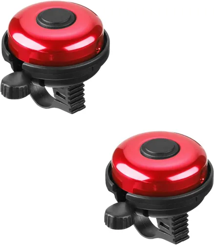 Vista 36 de Accmor Campana de Bicicleta Clásica, Campana de Bicicleta de Aluminio, Campana de Bicicleta de Sonido Fuerte Nítido y Claro para Adultos y Niños