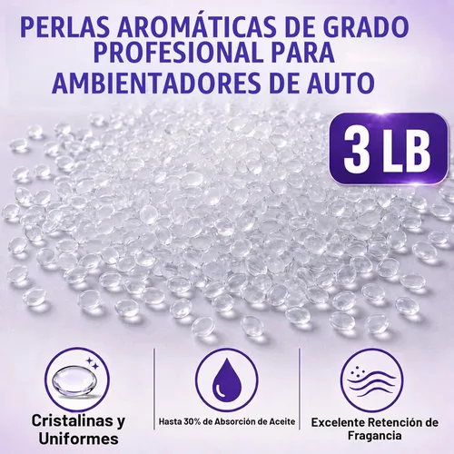 Vista 3 de MUBYOK - Cuentas aromáticas sin perfume de 3 libras para frescos