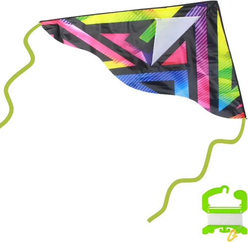 Vista 2 de X Kites DLX Delta Nylon Kite, 42 Inch Wide Delta Kites