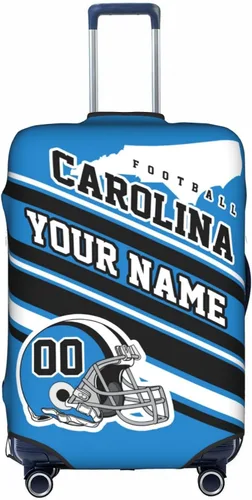 Vista 17 de Fundas de equipaje personalizadas con nombre y número, funda de maleta lavable elástica personalizada para equipaje, Arizona, Fútbol