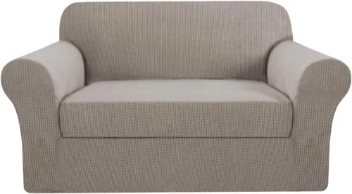 Vista 20 de H.VERSAILTEX - 2 fundas protectoras de licra suave Jacquard para respaldo de silla, lavable a máquina