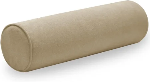 Vista 26 de Almohadas cilíndricas redondas de espuma viscoelástica, almohada cervical con funda de almohada, suave, cómoda y transpirable para dormir, silla
