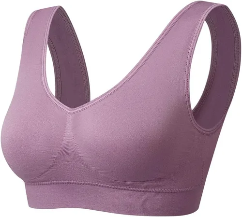 Vista 2 de Brasier Ohlyah sin costuras, con almohadillas extraíbles, para mujer