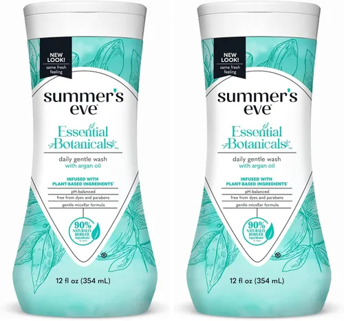 Vista 9 de Summer's Eve Essential Botanicals - Lavado femenino diario para todo el cuerpo con aceite de argán, jabón corporal suave con pH balanceado