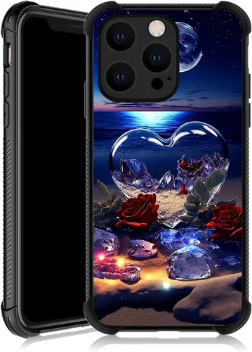 Vista 32 de ZHEGAILIAN Funda compatible con iPhone 13 Pro, funda protectora de TPU suave antideslizante reforzada con cuatro esquinas a prueba de golpes