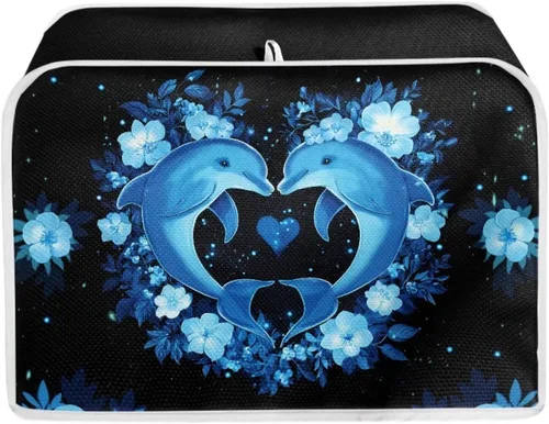 Vista 11 de Fundas decorativas para tostadora de notas musicales otoñales de 2 rebanadas para electrodomésticos de cocina pequeños, cubierta reversible
