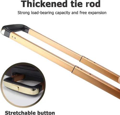 Vista 4 de feilario 2 Piezas Equipaje de Negocios de Cuero con Ruedas Giratorias Impermeable Maleta de Mano con Cerradura TSA - Capacidad 36-55L, Rhombus