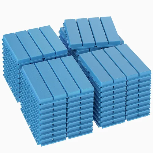 Vista 11 de Goovilla - Azulejos de plástico entrelazados para terraza, paquete de 9 para balcón, 12 x 12 pulgadas, piso impermeable para todo clima, azulejos
