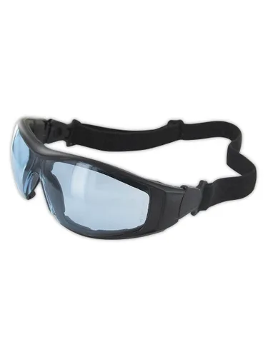 Vista 8 de MAGID Gafas de seguridad con patillas y correa extraíble, 2 pares, tamaño (G919)