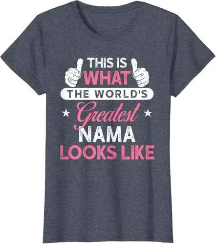 Vista 11 de Camiseta Nama para mujer: camiseta de nama más grande del mundo Negro