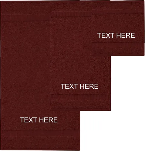 Vista 101 de Chakir Turkish Linens - Toallas turcas de 100% algodón, suaves y absorbentes (juego de 3 toallas personalizables, color aguamarina)