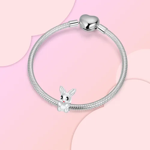 Vista 154 de Abalorios de plata de ley 925 con letras de la A ~ Z, para pulseras, collares, Día de San Valentín, Día de la Madre, joyería regalos para mujeres