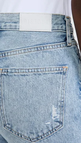 Vista 6 de Pistola Denim Pantalones de mezclilla Cassie Crop para mujer