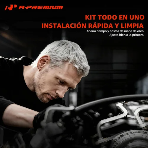 Vista 8 de A-Premium Kit de cadena de distribución del motor con tensor - compatible con SOHC, 6Cyl 3.7L - Compatible con Dodge, Ram, Jeep y Mitsubishi