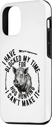 Vista 2 de iPhone 15 Hog Hunting Men Dad Wild Boar Pig Hunter Funny Feral swine Case