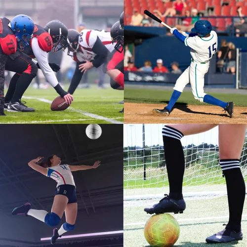 Vista 8 de TCK - Calcetines Prosport de caña alta para sóftbol y béisbol