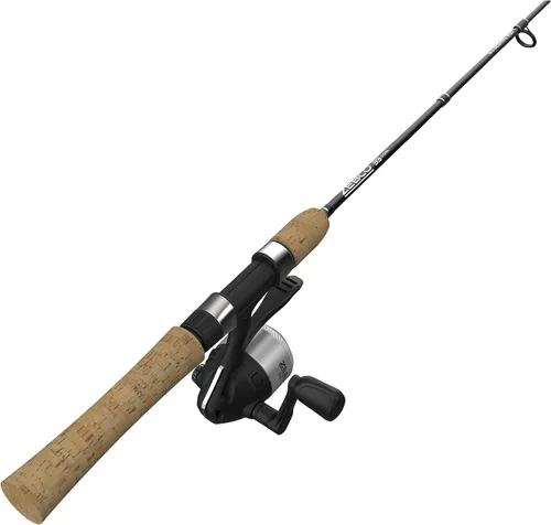 Vista 11 de Zebco 33 Combo de Carrete y Caña de Pescar con Corcho, Caña de Grafito con Mango de Corcho, Carrete de Pesca QuickSet Anti-Reversa con Alerta