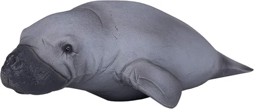 Vista 3 de MOJO Manatee - Figura de juguete pintada a mano de vida silvestre internacional realista