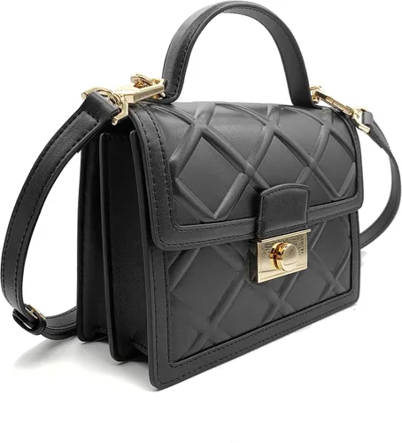 Vista 3 de OOHOO Small Quilted Crossbody Shoulder Bag 2023 Trendy Women's Designer Handbags Mini Genuine Leather Purse for Women