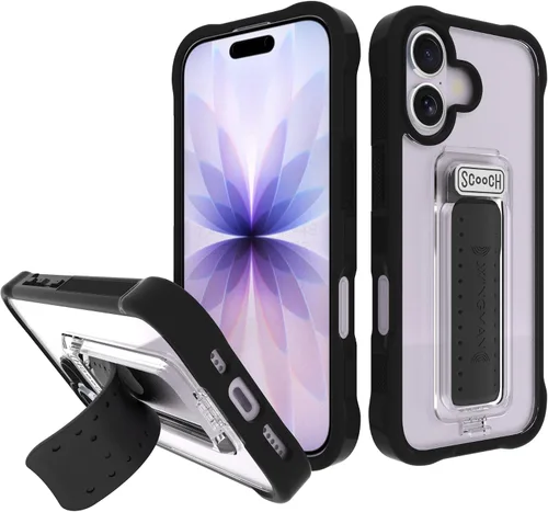 Vista 41 de Scooch Wingman - Funda con soporte de patas para iPhone 11 [Protección contra caídas de 10 pies] [Soporte de dos vías] Cubierta protectora, funciona