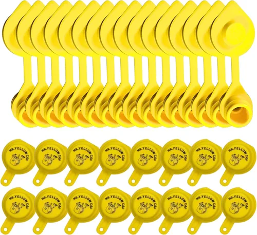 Vista 7 de 25 tapas de ventilación amarillas para bidones de gasolina de plástico y de metal, kit de ventilación para bidones de gasolina Blitz, tapas