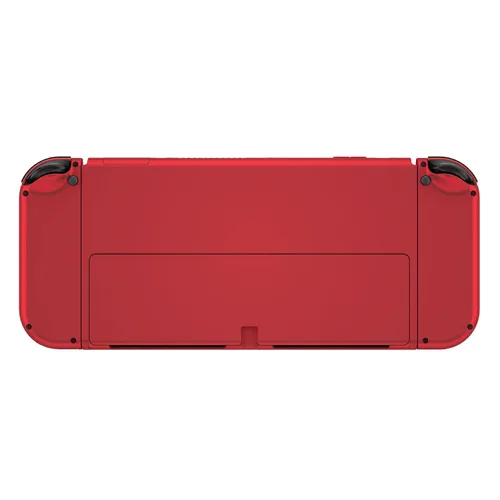 Vista 9 de eXtremeRate DIY Full Set Shell Buttons for Nintendo Switch OLED, Soft Touch Replacement Console Back Plate & Kickstand, Custom Case Housing for