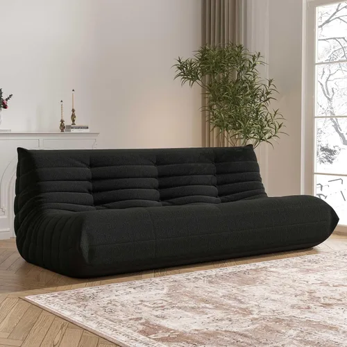 Vista 8 de YVDNHP Puf de espuma viscoelástica, sofá Fireside Togo con almohada