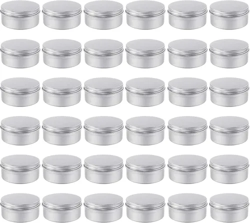 Vista 11 de Moretoes Paquete de 8 latas de 2 onzas con tapas, recipientes de lata