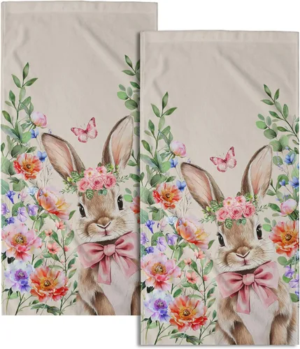 Vista 20 de Giwawa Toallas de mano en blanco y negro – Juego de 2 toallas de baño decorativas para baño, cocina, gimnasio, 14 x 28 pulgadas