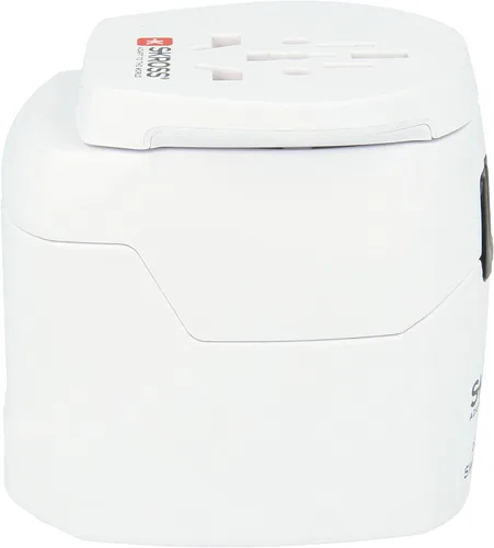 Vista 5 de Skross Pro+ Swiss Design Adaptador para viajes, con 3 polos., Blanco, 1.103110, 693watts