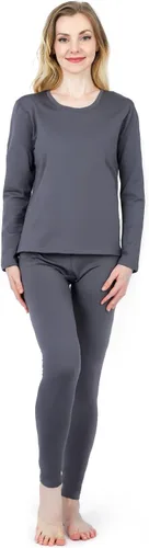 Vista 11 de Women's Thermal Underwear Base Layer with Fleece Lined Winter Cold Weather Negro