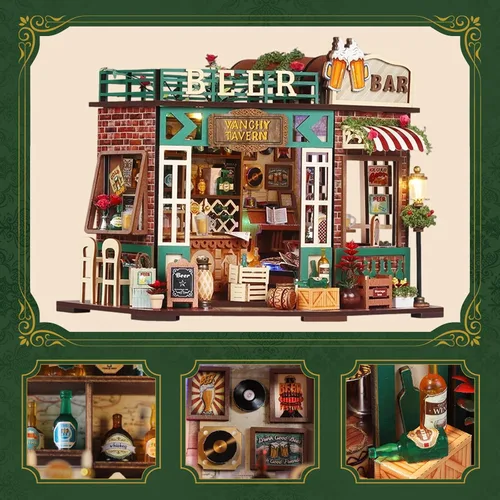 Vista 5 de Kit de casa en miniatura de Book Nook DIY