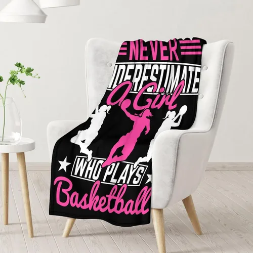 Vista 2 de Manta de baloncesto – 40 x 30 pulgadas, manta de baloncesto pequeña, regalos para niños y niñas, ideas de regalo de franela suave, afelpada y cómoda