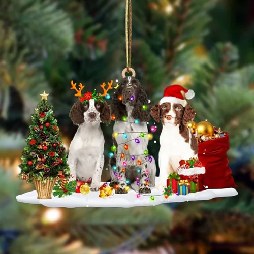 Vista 136 de Nazenti Adorno de Navidad personalizado con amigos Affenpinscher – Adorno de perro personalizado para amantes de las mascotas, acrílico plano