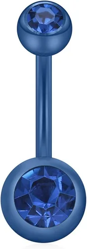 Vista 7 de Ruifan Piercing para ombligo con forma de bola de cristal de 0.49oz