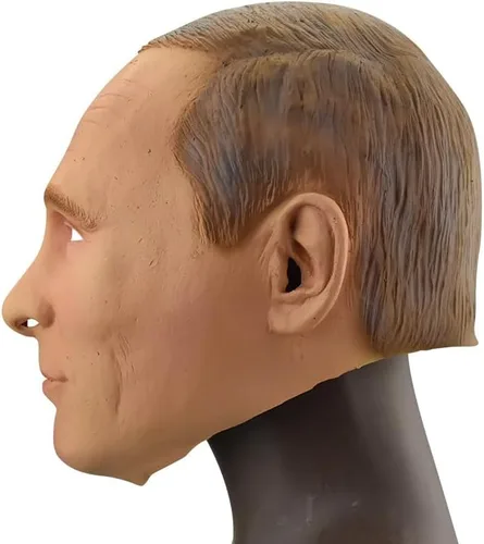 Vista 4 de TABKER Máscara de látex de Joe Biden para Halloween, del presidente ruso, Vladimir Putin, máscara de látex, cascos, máscara de disfraces, fiesta