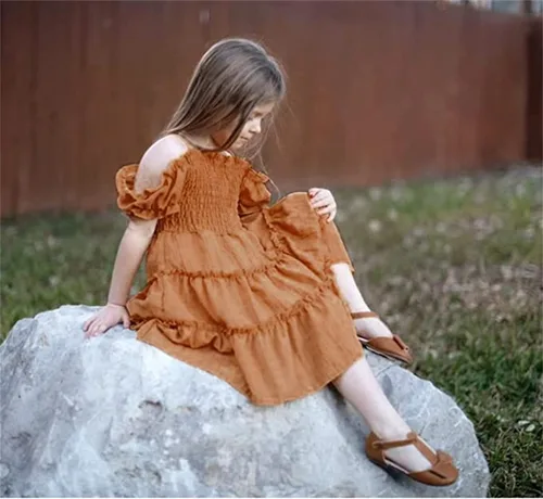 Vista 2 de Vestidos de princesa de fiesta para niñas pequeñas de 18 meses a 8 años