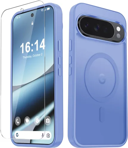 Vista 514 de Funda para Google Pixel 10 Pro XL, cubierta magnética mate, color negro Fit for MagSafe, Screen Protector included, Shockproof Military Grade