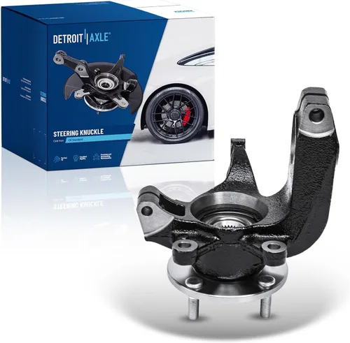 Vista 16 de Detroit Axle - Kit de nudillos traseros izquierdo FWD para Hyundai Santa Fe 2007-2009 Veracruz 2007-2012, reemplazo del conjunto de cojinete