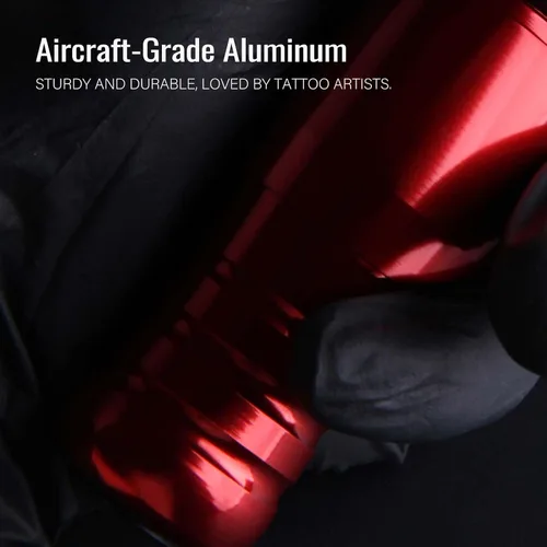 Vista 7 de Dragoart Archer Pistola de tatuaje inalámbrica Máquina de tatuaje inalámbrica 1,500 mAh, motor sin núcleo, pantalla LCD, profundidad de aguja de 0 a