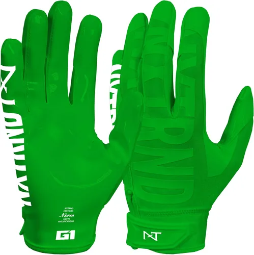 Vista 27 de Nxtrnd G1 Pro - Guantes de fútbol americano para hombre, guantes de receptor pegajosos para adultos