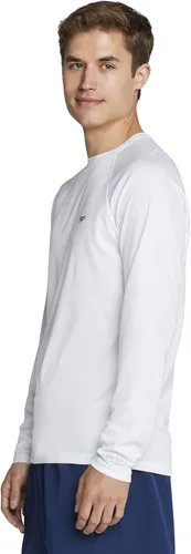 Vista 2 de Speedo - Camiseta de natación con protección ultravioleta para hombre, manga larga, ajuste regular
