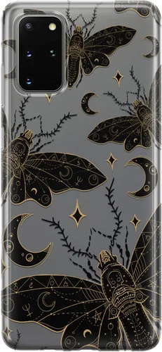 Vista 15 de Funda para teléfono compatible con Samsung Galaxy A73 A72 5G A71 A54 A52 A42 A34 A32 A14 A11 parachoques Celestial Magic TPU Crescent Moon Protector
