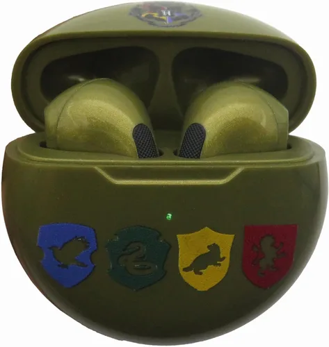 Vista 4 de LEXiBOOK, auriculares inalámbricos de Harry Potter, HPBT05HP Bluetooth, Micrófono integrado, Botones de control, Batería recargable, Oro